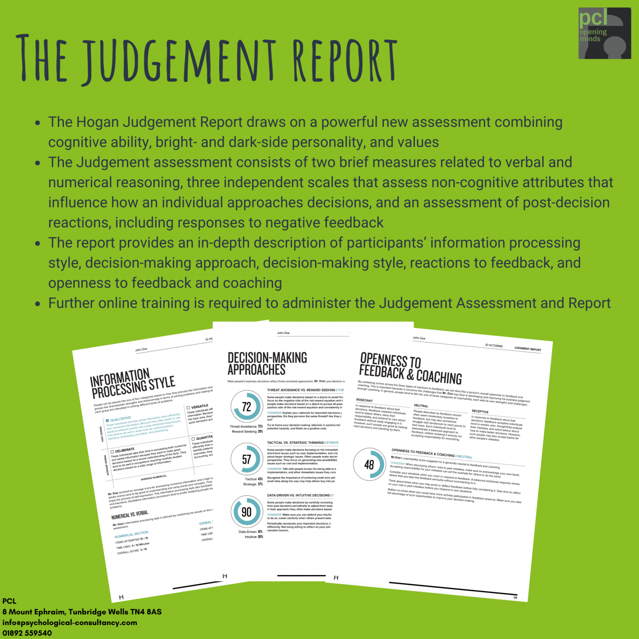 Judgement Report PCL